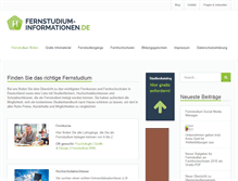 Tablet Screenshot of fernstudium-informationen.de